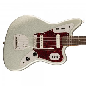 Fender Squier FSR Classic Vibe '60s Jaguar®, Laurel Fingerboard, Silver Sparkle